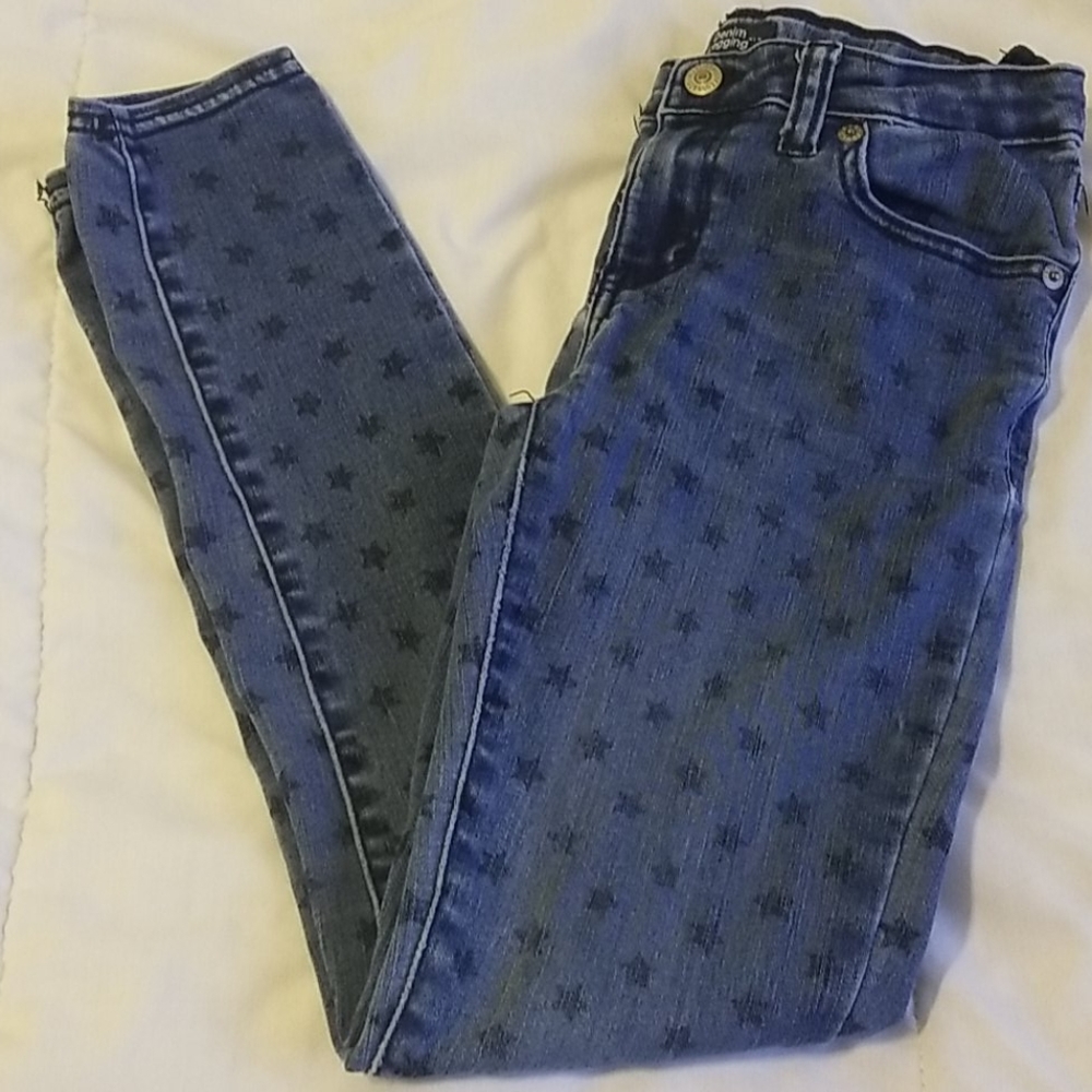 Levi's denim legging with stars size 10Reg